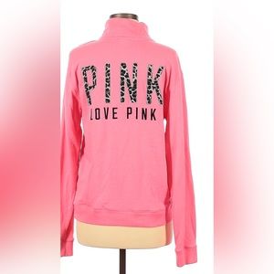 Rare VS Pink quarter zip embellished